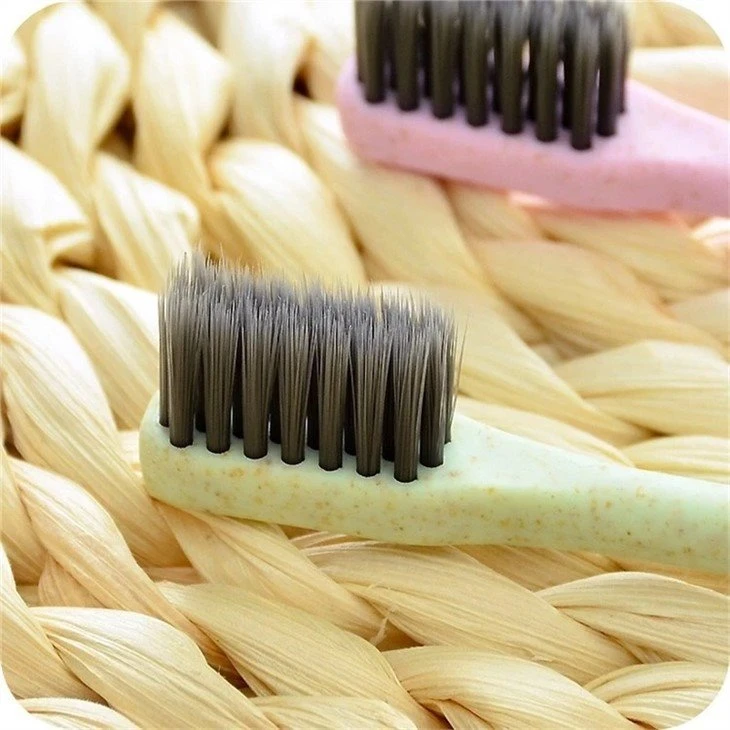 Eco Bamboo Carbon Wheat Straw Toothbrush